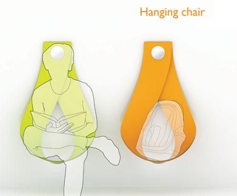 Hanging Chair #interior #creative #modern #design #furniture #architecture #art #decoration
