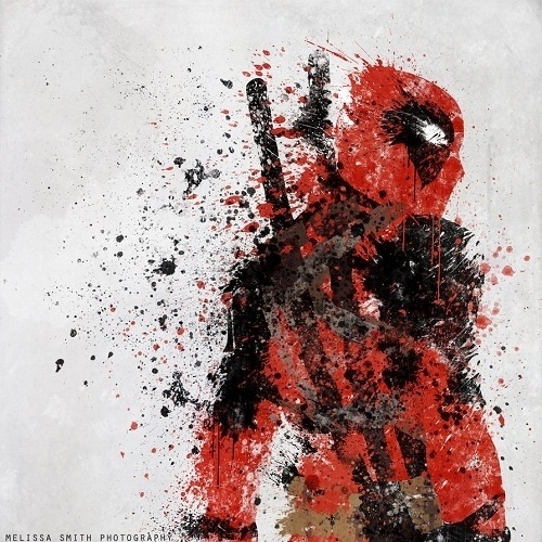 Our Favorite Superheroes Get 'Splattered' - DesignTAXI.com #comics #art #deadpool