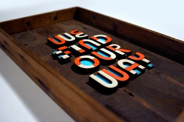 Along The Way #type #sculpture #wood