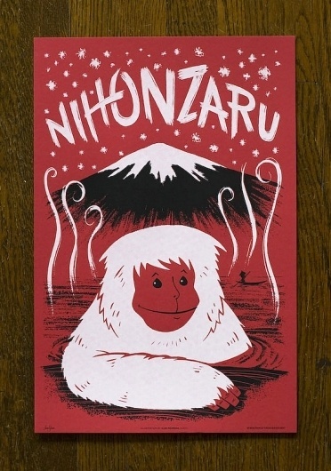 Fauna Friends Japanimals Posters - FPO: For Print Only #silkscreen #japan #poster