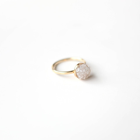 Nanhā Crystal Ring || 14K Gold #crystal #pulse #design #14k #jewelry #gold #parallel #ring