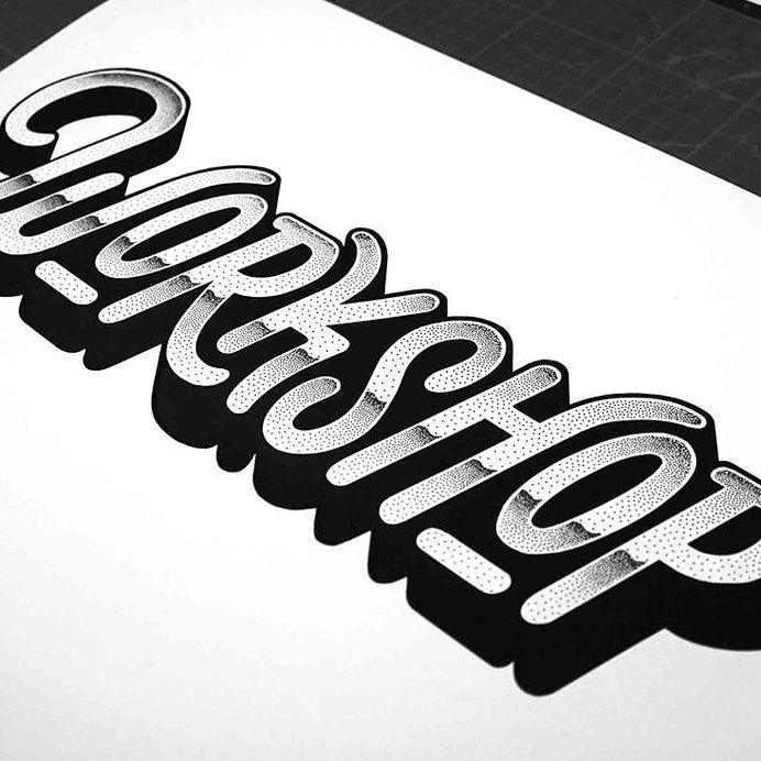 ‘Workshop | Addict | Barcelona’ - A beautiful trio of artwork by self-taught lettering artist @tarwane // You’ll be able to see more of Matthieu’s latest work making a feature in the upcoming Typography Inspired Magazine! // Missed yesterdays big announcement? Head over to our home page now to take a look 🙌🏼 #typographyinspired