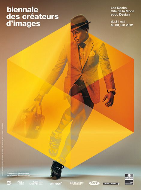 Awesome poster promoting Biennale of the Creators of Images