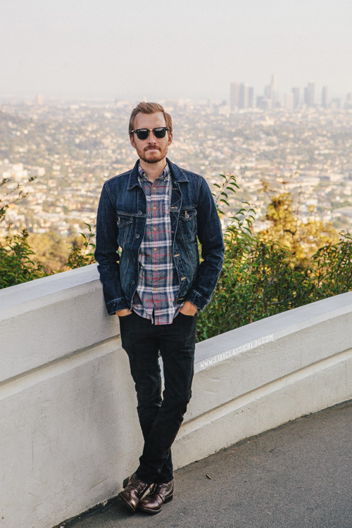October 13, 2013.Jacket Â American EagleÂ $89Shirt: Brushed Twill J. Crew Factory $36Jeans: H&M $29 (similar)Boots:Â MaarcoÂ Stev #stayclassic #menswear