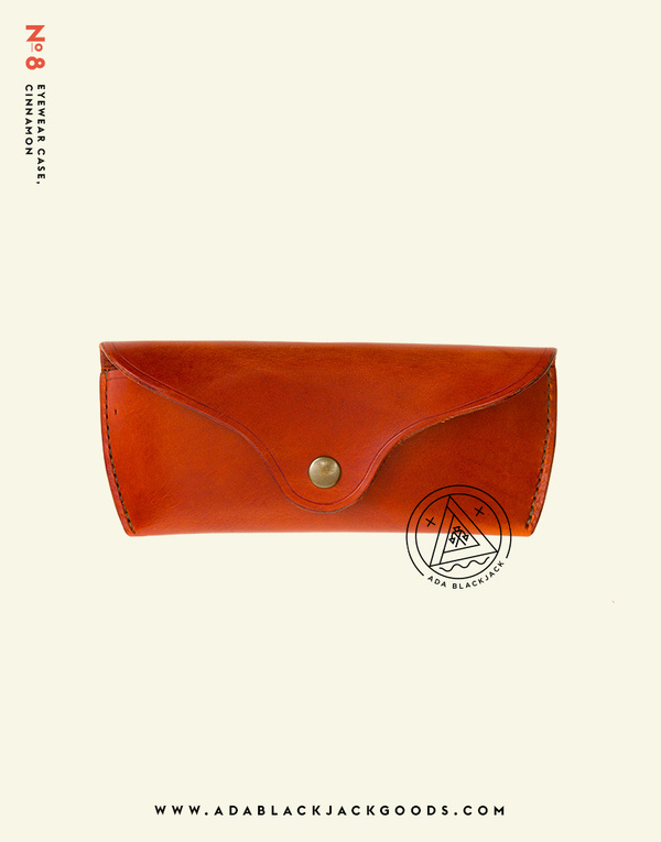 No. 8, Eyewear case, Cinnamonwww.adablackjackgoods.com #product #shot