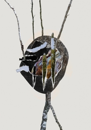 Kasper Pyndt Studio #pyndt #kasper #illustration #rocks #studio #collage #trees
