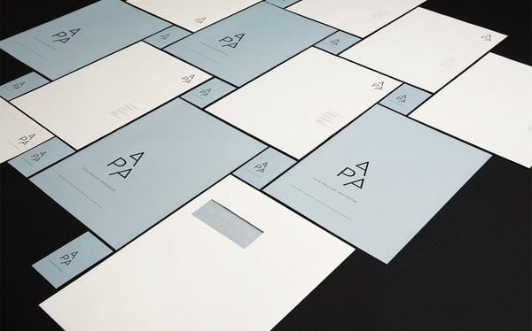 Visuel identitet til Alex Poulsen Arkitekter | Re public #stationery
