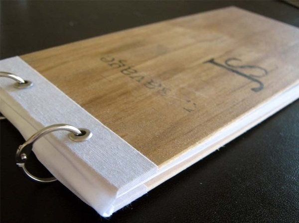 Binding rings provide a unique way of presenting a book or note cards #print #binding