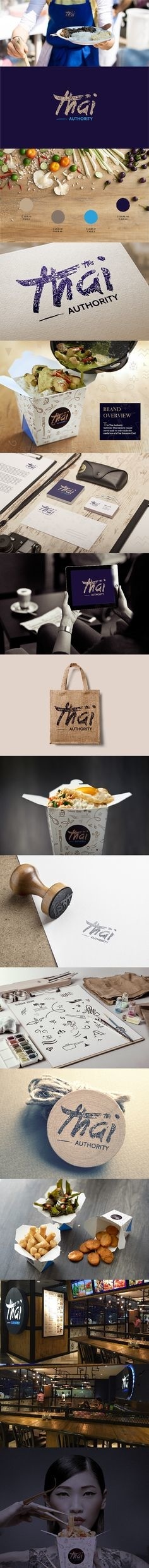 Client: The Thai AuthorityMedium: Art Direction, Logo & Corporate IdentityAbout: The Thai Authority is an authentic Thai takeaway cuisine se
