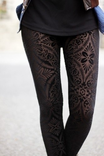 Fashion / awesome #sexy #pattern #stocking #legs