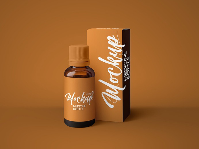 Medical Box Mockup PSD