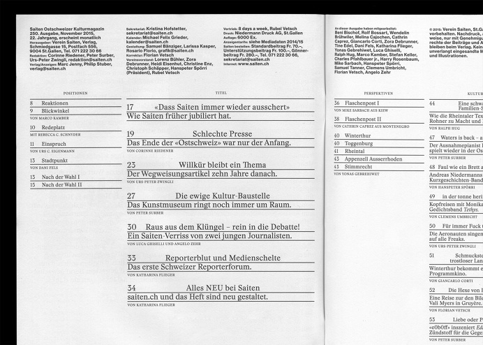 layout, typography