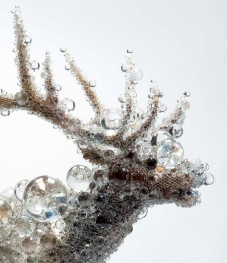 Crystal Bead Taxidermy by Kohei Nawa #taxidermy #crystal #beads #elk #art