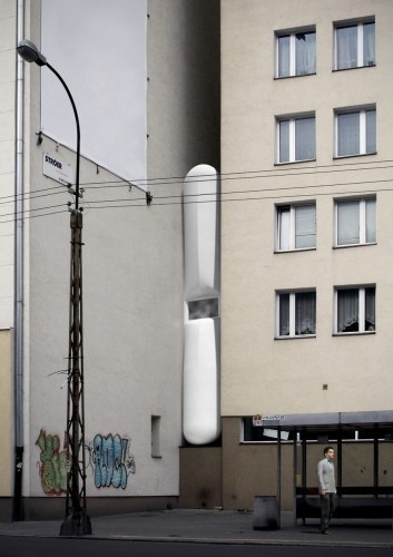 Keret House / Centrala #renderings #architecture #urbandesign #facades