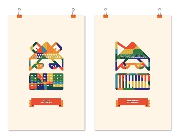 Pat Findros on the Behance Network #illustration #color #pattern #poster