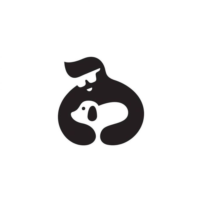 Dog Lover 🐕♥️ Logo Mark by Adi