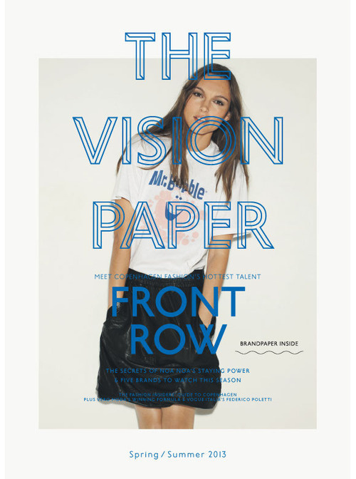 The Vision Paper by Mark Brunswicker #print #design #typography