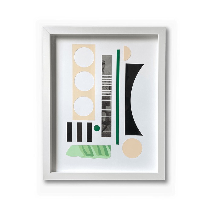 Scenes From Sumer No.3 // Collage on paper // Q&A with Briana Auel | MPLSART.COM