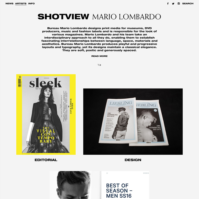 Fonts Used: Helvetica Neue and Weiss · Typewolf Typography Inspiration