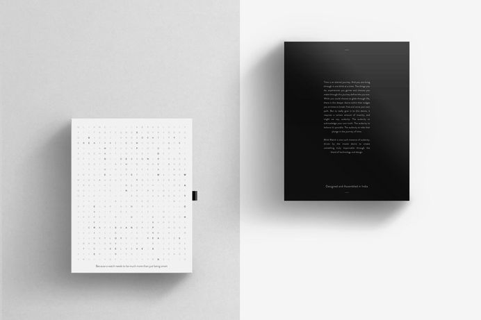 Blink Smartwatch - Minimalissimo #minimalism #packaging #watch