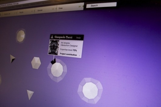 FRAME - The laboratory #aura #polygon #process #lab #design #interface #cell #time #purple #story #soul