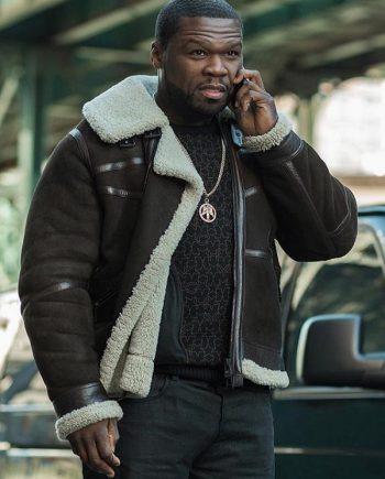 Power 50 Cent Fur Leather Jacket