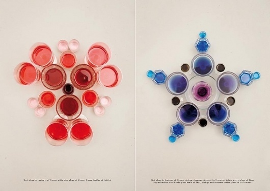 Apartamento issue 4 #glasses #creative #inspiration #liquid #photography #colors #apartamento