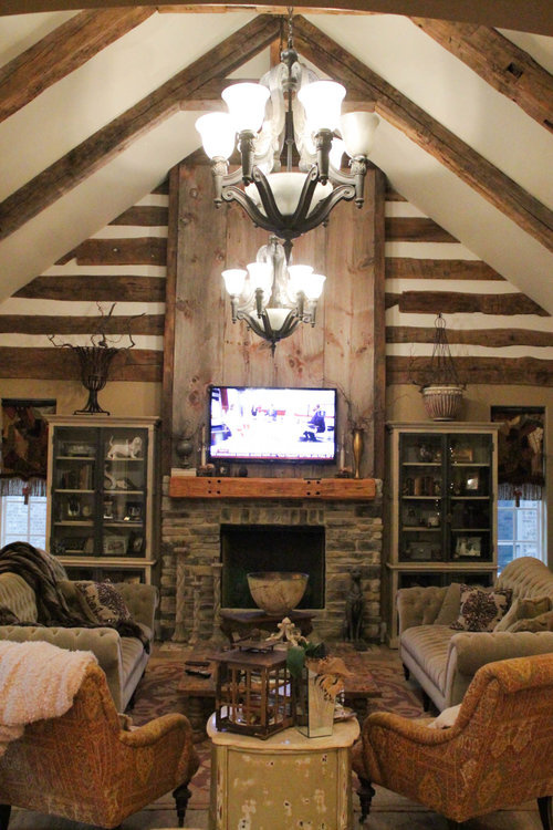 Beams & Accents work in #Kentucky. By - Old World Timber