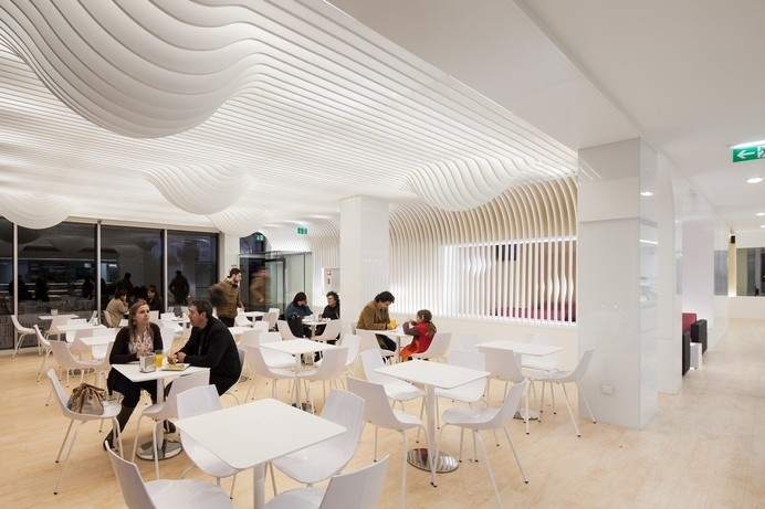 Exploring Variations of Space: BAKERY in Porto by Paulo Merlini Architecture Read more: http://freshome.com/2013/07/02/exploring-variation #bakery #architecture