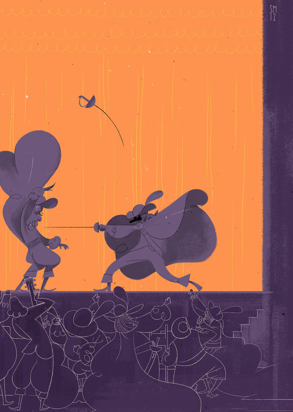 Cyrano De Bergerac xc2xb7 Selected artworks #cyrano #bergerac #simone #massoni #de #digital #illustration #art