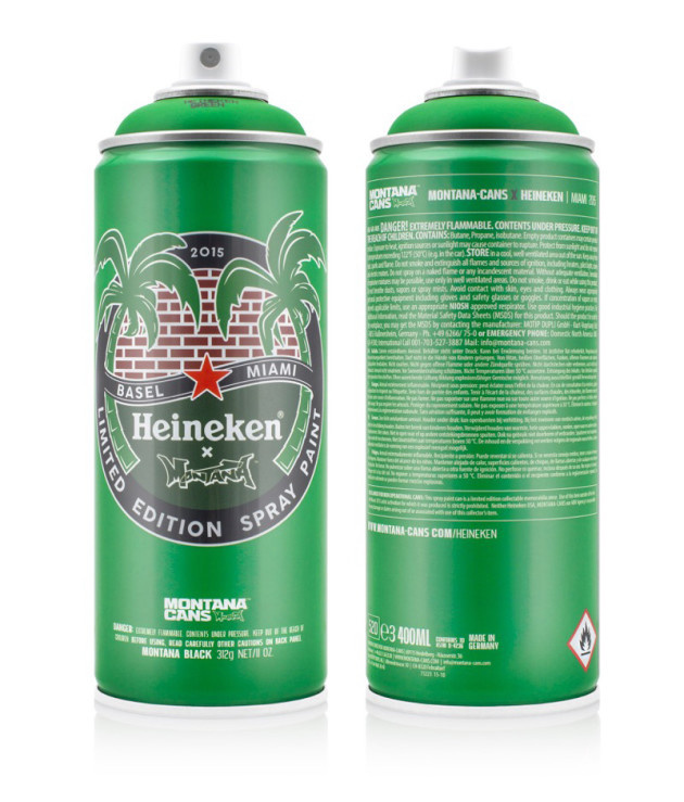 Montana x Heineken - spray can