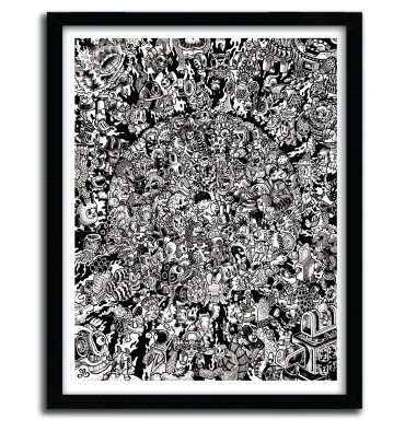Monster Battle Royale by Lei Melendres #print #art