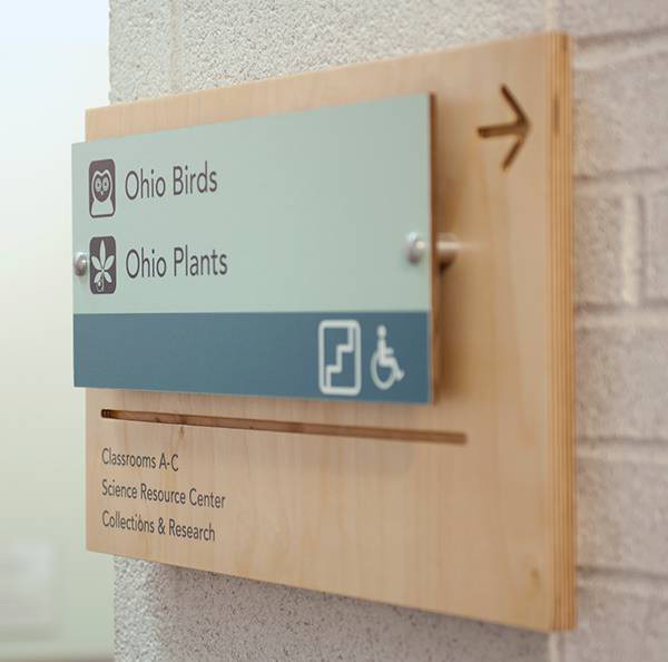 Wayfinding | Signage | Sign | Design | CMNH wayfinding