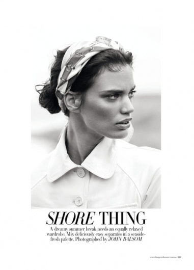 Sara Lindholm - Rianne ten Haken January edition of Harper's... #harpers #john #australia #bazaar #magazine #balsom