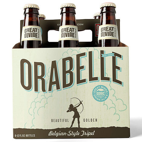 Great Divide Orabelle Packaging #packaging #beer #label #bottle