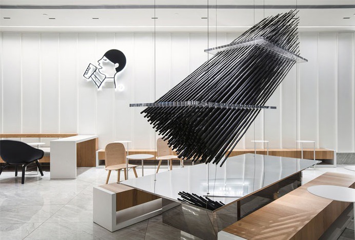 Modern Tea Drinking Space by Moc Design - InteriorZine