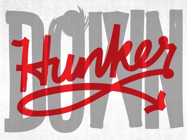Hunker Down – Jason Wong – Friends of Type #type
