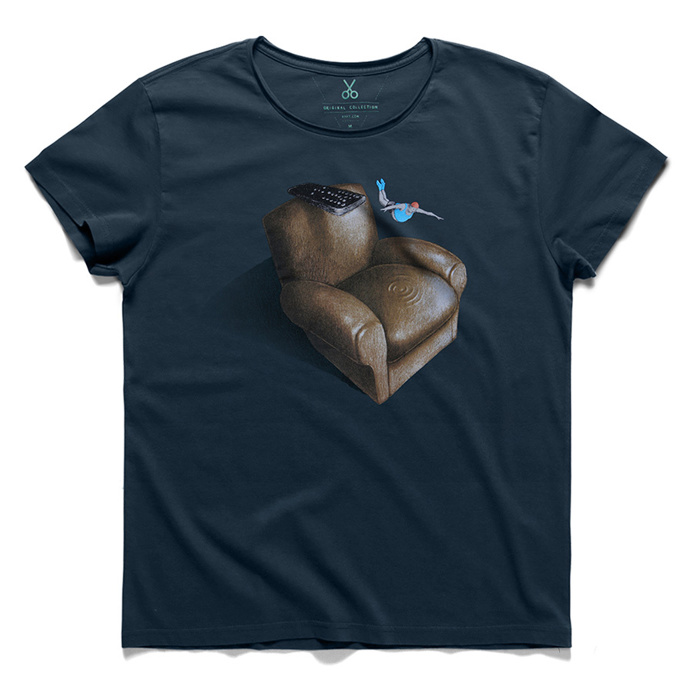 T-shirts design idea #62: tv raum darkblue tee tshirt