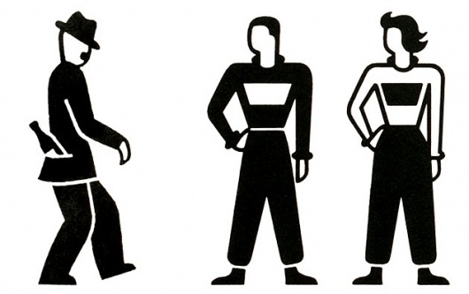 Gerd Arntz – Graphic designer at thegraffik | design and illustration #pictogram #icon #logo #gerd #arntz