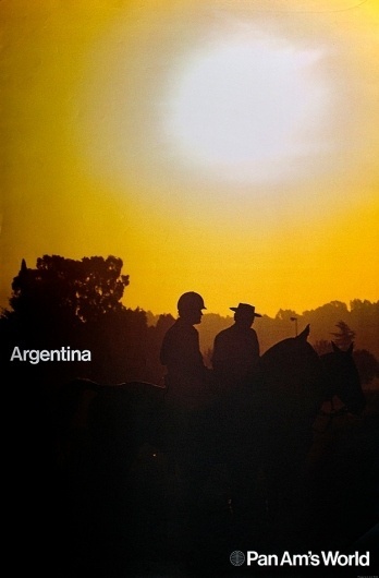 Pan Am Posters from 1971 | ONEEIGHTNINE #poster #design #argentina #1970s
