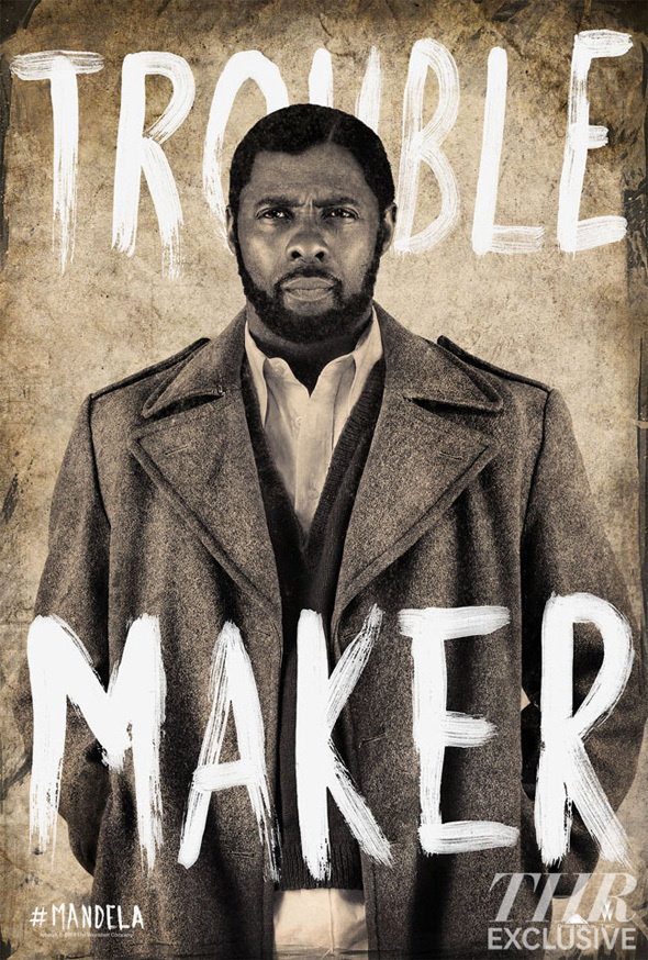 Poster: "Mandela: Long Walk to Freedom" | News | Dark Horizons #trouble #mandela #handwritten #poster #film #type #typography