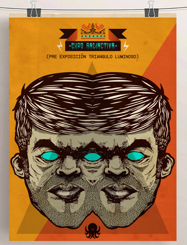 SHOW-BILL en Behance #dream #illustration #vintage #poster #art #face #animal