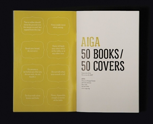 AIGA: 50/50 Collateral : Mimi Jung #books #aiga #covers