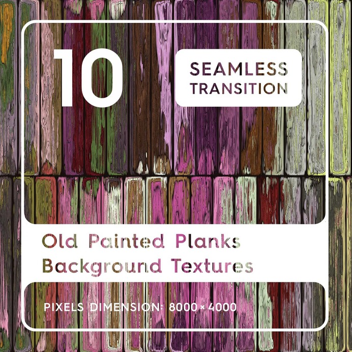 10 Old Painted Planks Textures #oldpainted #planks #textures