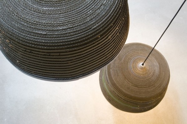 Michael Konstantin Wolke Upcycles Found Objects to Create Beautifully Designed Furniture, Lighting, and Storage #interior #recycle #paper #light