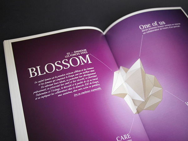Grow, Blossom, Widen - Altran - Rapport RSE 2012 #design #graphic #altran #direction #art #editorial