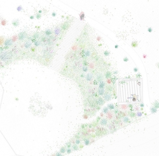 shingo masuda+katsuhisa otsubo + yuta shimada: little hilltop with wind view #drawing