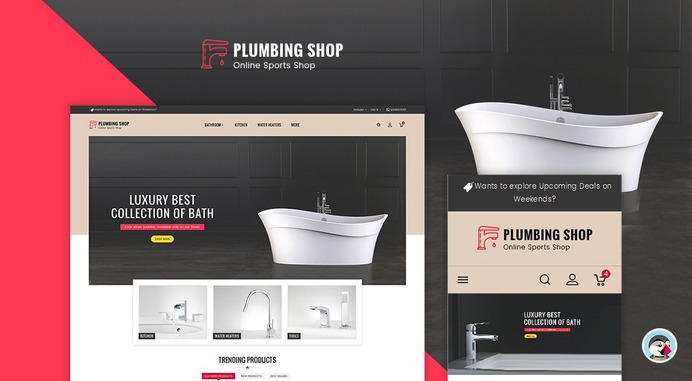#Plumbing #Apparatuses Shop - #Prestashop #Responsive #Theme | #TemplateTrip #eCommerce #Website #Design #Template