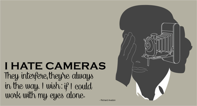 Post Traumatic Selfie Disorder #illustrator #design #richard #avedon #photogrphy #minimal