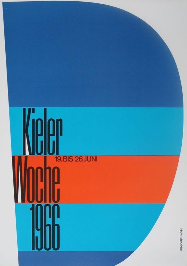Kieler Woche 1966 poster #1960s #poster